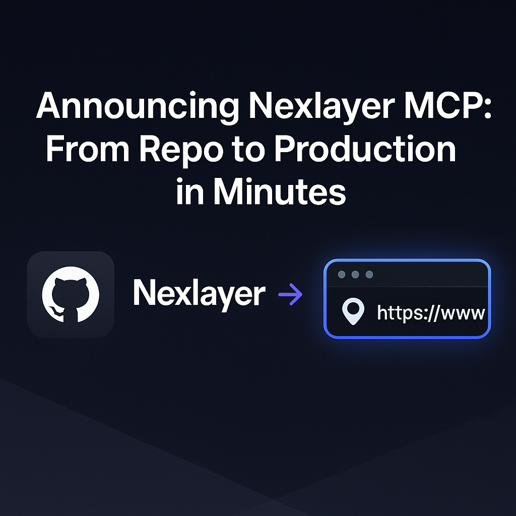 Announcing Nexlayer MCP: From Repo to Production in Minutes