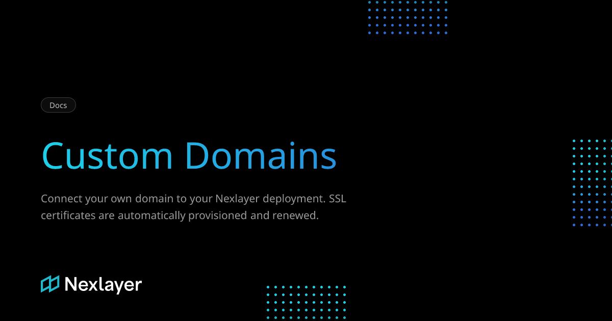 Custom Domains