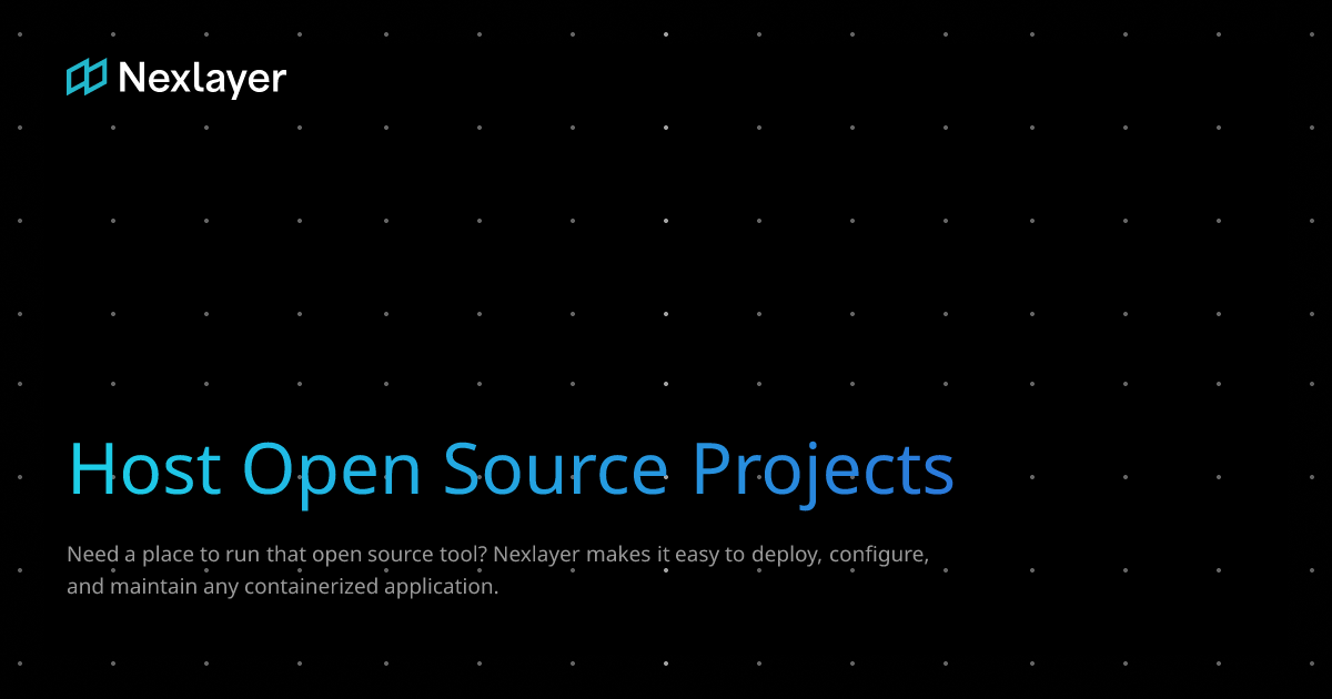 Open Source - Host & Contribute to OSS Projects
